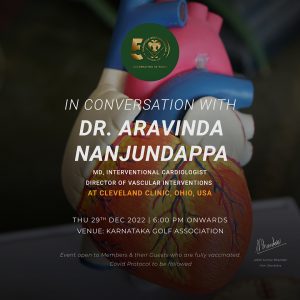 Dr. Aravinda Nanjundappa at KGA